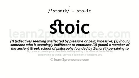 how to pronounce stoically|stoic noun meaning.